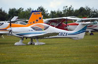 G-CBZX @ EGTB - Dyn'Aero MCR-01 ULC at Wycombe Air Park. - by moxy