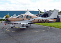 N45KB @ EGTB - Cirrus Design Corporation SR22T at Wycombe Air Park. - by moxy