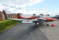 OE-FLZ @ EGTB - Diamond DA-42 NG at Wycombe Air Park.