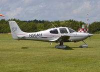 N56AH @ EGTB - Cirrus SR22 G3 GTS at Wycombe Air Park.