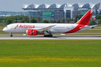 N780AV @ EDDM - Avianca B788 arriving in MUC - by FerryPNL