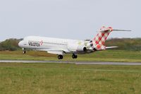 EI-EXJ @ LFRB - Boeing 717-2BL, Landing rwy 25L, Brest-Bretagne airport (LFRB-BES) - by Yves-Q