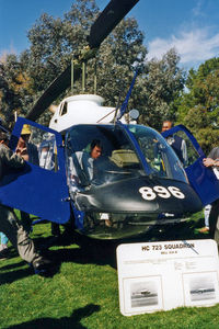 N17-006 - Royal Australian Navy (RAN) HC 723 Sqn Bell 206B-1 Kiowa N17-006 Cn 44506 Code 896, on display at the Australian Defence Force Academy (ADFA) Open Day in Canberra on 31Aug1996. - by Walnaus47