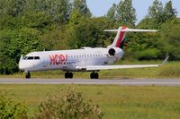 F-GRZH @ LFRB - Canadair Regional Jet CRJ-702, Ready to take off rwy 25L, Brest-Bretagne airport (LFRB-BES) - by Yves-Q
