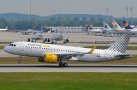 EC-NCU @ EDDM - Vueling A320N touching-down in MUC - by FerryPNL