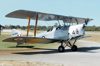 VH-WFN @ YSEN - De Havilland DH-82A. VH-WFN formerly RAAF A17-649 Serpentine airfield 5/11/17. - by kurtfinger