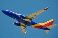 N937WN @ KBOI - Climb out from RWY 28L. - by Gerald Howard