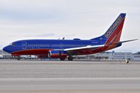 N480WN @ KBOI - Landing roll out on RWY 10L.