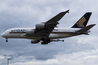 9V-SKL @ EGLL - Landing RWY 27R - by DominicHall