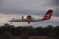 VH-SCE @ YBDG - The first Sydney-Bendigo QantasLink flight (YSSY-YBDG) of a new service commenced 2019-03-31. Landed at 19:20 local time. - by Anton von Sierakowski