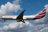 3B-NBU @ EGLL - Landing RWY 27L - by DominicHall