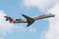 F-GRZM @ LFRB - Canadair Regional Jet CRJ-700, Take off rwy 07R, Brest-Guipavas Airport (LFRB-BES) - by Yves-Q