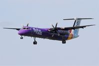 G-PRPI @ LFRB - Bombardier DHC-8-402 Dash 8, Short approach rwy 25L, Brest-Bretagne airport (LFRB-BES) - by Yves-Q