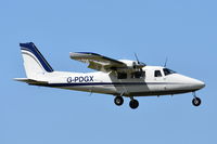 G-PDGX @ EGSH - Landing at Norwich. - by Graham Reeve