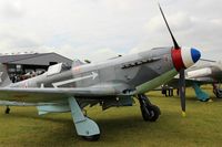 F-AZXZ @ LFFQ - Yakovlev YAK-3UA Replica, Static display, La Ferté-Alais Airfield (LFFQ) Air show 2015 - by Yves-Q