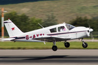 G-AXTL @ EGGD - Landing RWY 09 - by DominicHall
