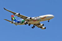 ZS-SXD @ YPPH - Airbus A340. South African Airways, ZS-SXD final runway 21 YPPH 03/11/17. - by kurtfinger