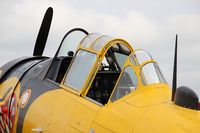 F-AZBQ @ LFFQ - North American T-6G Texan, Close view of cockpit, La Ferté-Alais Airfield (LFFQ) Air show 2015 - by Yves-Q