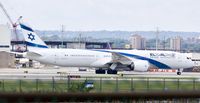 4X-EDJ @ KEWR - Departing from Newark