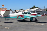 N5474D @ SZP - 1958 Beech H35 BONANZA, Continental O-470-G 240 Hp - by Doug Robertson