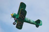 F-AZGR @ LFFQ - Boeing N2S-3 Kaydet (B75N1), On display, La Ferté-Alais airfield (LFFQ) Airshow 2015 - by Yves-Q