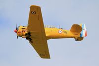 F-AZBQ @ LFFQ - North American T-6G Texan, On display, La Ferté-Alais Airfield (LFFQ) Air show 2015 - by Yves-Q