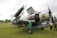 F-AZHK @ LFFQ - Douglas AD-4N Skyraider, Static display, La Ferté-Alais airfield (LFFQ) Airshow 2015 - by Yves-Q