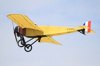 F-PMSG @ LFFQ - Morane-Saulnier Type G (replica), On display, La Ferté-Alais airfield (LFFQ) Airshow 2015 - by Yves-Q