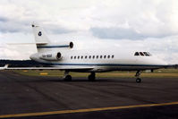 VH-BGF @ YSCB - Falcon 900 VH-BGF Cn 5 at Canberra Airport in Nov 1987. The aircraft (ex-F-WWFB, N404FJ) was then owned by Bond Corporation along with F 900 VH-BGV. The Bond Corp principal, Alan Bond, was well known as the Australian Winner of the America's Cup in 1983. - by Walnaus47