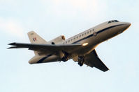 A26-070 @ YSCB - Low res view of RAAF 34 Squadron VIP Falcon 900 A26-070 Cn 070 taking off (with Lights On) from Canberra's Rwy 35 shortly before sunset in May 1992. This was one of five F900s then being operated as 'Special Purpose Aircraft' by 34 Squadron.