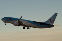 G-TAWN @ EGGD - Dawn departure from RWY 27 - by DominicHall