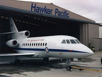 A26-076 @ YSSY - Low res view of RAAF 34 Squadron Falcon 900 A26-076 Cn 76 at Hawker Pacific's Sydney YSSY Airport Hangar on 28May1992. Hawker Pacific was the Support and Maintenance Contractor for the five leased Falcon 900 VIP aircraft. - by Walnaus47