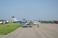 N673CV @ KPXV - Visitor at the Ercoupe owners convention - by Floyd Taber