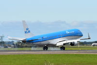 PH-EZV @ EGSH - Landing at Norwich. - by Graham Reeve
