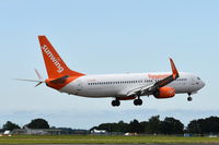 C-GLRN @ EGSH - Landing at Norwich. - by Graham Reeve