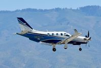 N930AK @ KBOI - Landing RWY 10R. - by Gerald Howard
