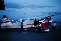 N9599H @ VGT - My Uncle, George Priscu,  and I ( John Priscu), with N9599H at North Las Vegas ir Terminal circa 1970. My uncle restored this aircraft while living at the Boulder City Airport, Nevada in the 1960s. - by John Priscu