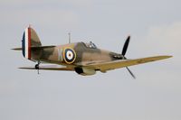 F-AZXR @ LFFQ - Hawker Hurricane Mk.IIa, On display, La Ferté-Alais airfield (LFFQ) Airshow 2015 - by Yves-Q