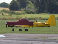 G-BYOB @ EGSG - Parked and covered at its base Stapleford Tawney, Essex - by Chris Holtby
