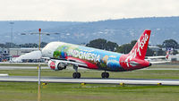 PK-AXD @ YPPH - Airbus A320-216. AirAsia PK-AXD touchdown runway 03 YPPH 07/07/18. - by kurtfinger