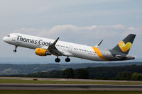 G-TCDE @ EGGD - Departing RWY 27 - by DominicHall