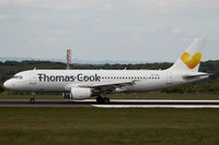 YL-LCL @ EGGD - Landing RWY 27 - by DominicHall