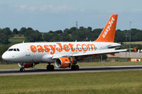 G-EZAB @ EGGD - Landing RWY 27 - by DominicHall