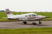 G-MASF @ EGSH - Leaving Norwich. - by keithnewsome