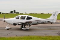 N250CK @ EGSH - Arriving at Norwich. - by keithnewsome