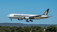 9V-SVE @ YPPH - Boeing 777-200(ER). SIA 9V-SVE, final runway 03 YPPH 08-02-2019. - by kurtfinger