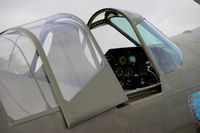 F-AZKU @ LFFQ - Curtiss P-40N Warhawk, Cockpit close up view, La Ferté-Alais Airfield (LFFQ) Air Show 2015 - by Yves-Q