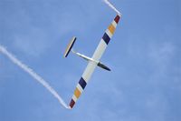 F-CMAX @ LFFQ - Pilatus B4-PC11 AF, On display, La Ferté-Alais airfield (LFFQ) Airshow 2015 - by Yves-Q