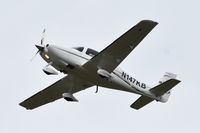 N147KB @ EGSH - Departing from Norwich. - by Graham Reeve