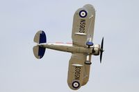G-GLAD @ LFFQ - Gloster Gladiator II, On display, La Ferté-Alais (LFFQ) Air show 2015 - by Yves-Q